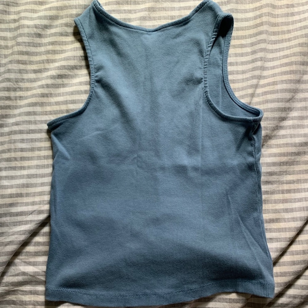 Good Vibes Only Tie Tank - Picture 2 of 5